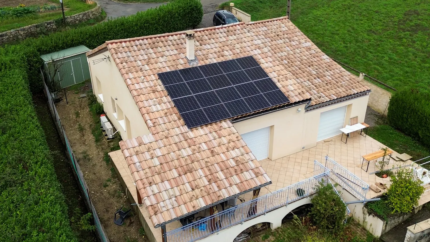 Installation 5 kW Chomérac avec routeur solaire