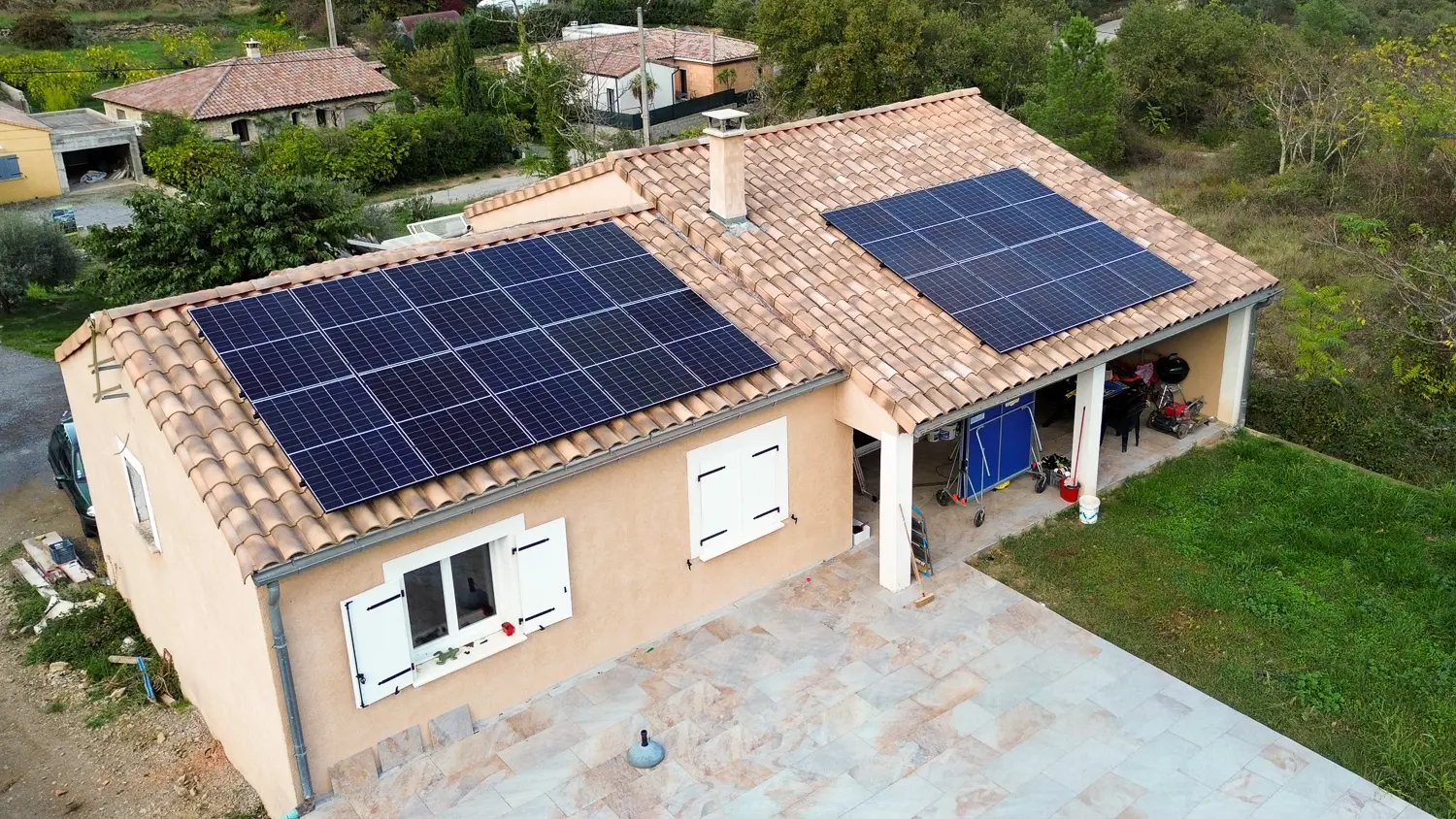 Installation 9 kW Vinezac